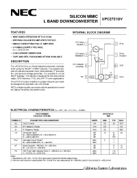 Datasheet UPC2721GV-E1 производства NEC